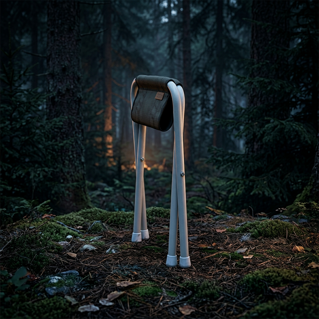Folded Camping Chair Mockup