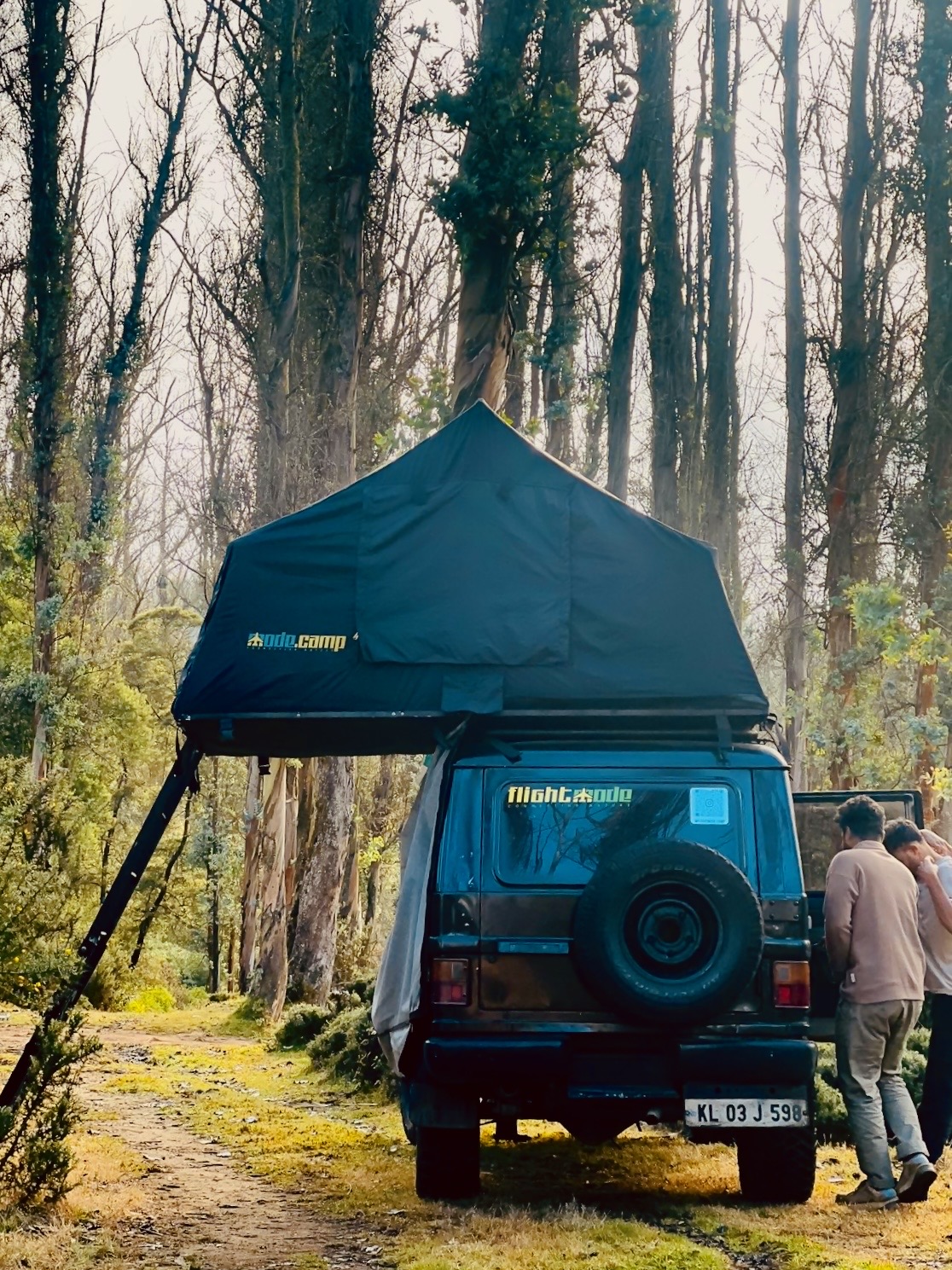 Rooftop Tent Close up